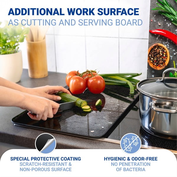 Poklopci za štednjak od kaljenog stakla u setu od 2 komada 52x30 cm Rosemary - Maximex-image-4