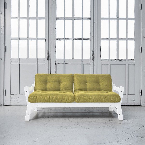 Sofa na razvlačenje Karup Step White / Avocado Green-image-1