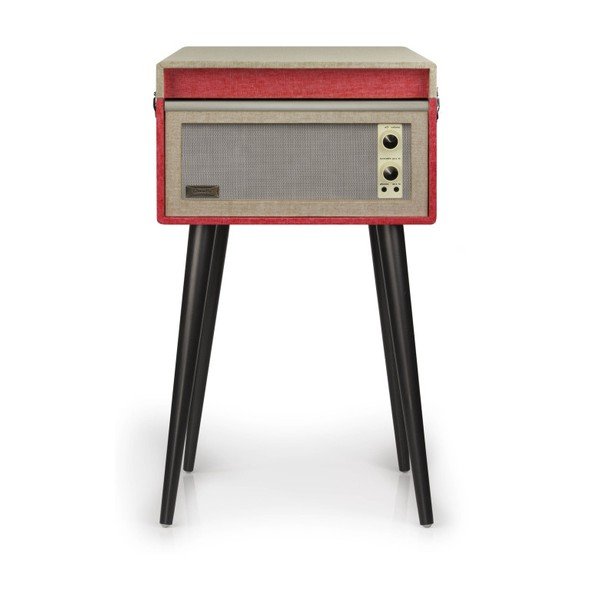 Crveni gramofon na nogama Crosley Bermuda-image-1