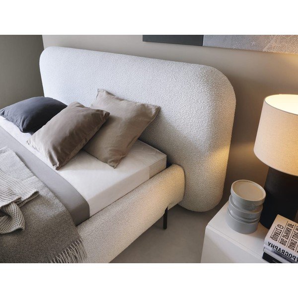 Bež tapecirani bračni krevet s prostorom za odlaganje s podnicom 160x200 cm Pointt – ELTAP-image-3