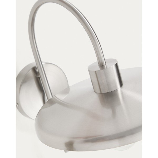 Zidna lampa u srebrnoj boji ø 27 cm Nuvira – Kave Home-image-4