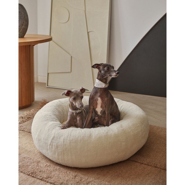 Bijeli krevet za pse ø 70 cm Woopy - Kave Home-image-1