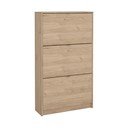 Preklopni ormarić za cipele u dekoru hrasta u prirodnoj boji 70x124x24 cm Shoes – Tvilum