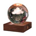 Tamno smeđi svjetlosni ukras s USB Amber – Gingko