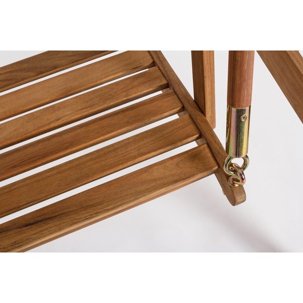 Vrtna ljuljačka od masivnog drveta u prirodnoj boji Noemi – Bizzotto-image-4