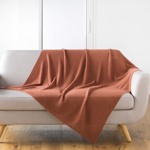 Pletena deka 125x150 cm Tricotine – douceur d'intérieur-image-1