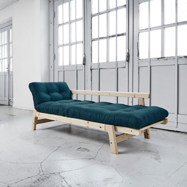 Sofa na razvlačenje Karup Step Natural / Deep Blue-image-2