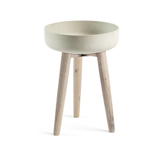 Sivi stalak za cvijeće La Forma Stahl, Ø 39 cm