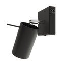 Crni metalni reflektor ø 6 cm Etna – Sollux