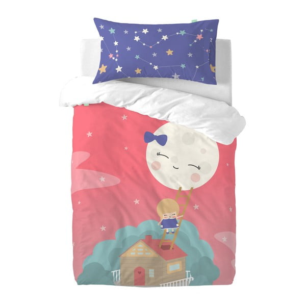 Happynois Moon Dream dječja posteljina od čistog pamuka, 100 x 135 cm
