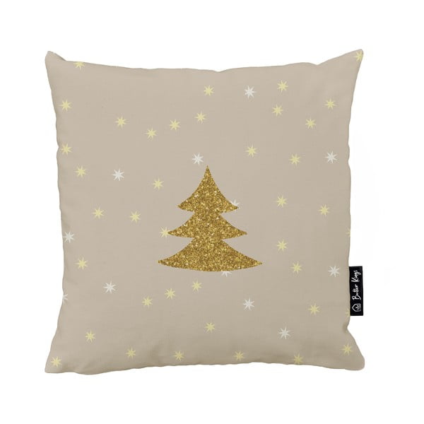 Ukrasna jastučnica s božićnim motivom 45x45 cm Gold Tree – Butter Kings