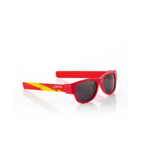 InnovaGoods Sunfold Kids Mondial Spain crvene roll-up dječje sunčane naočale-image-3