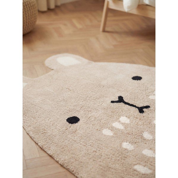 Bež periv/ručno rađen pamučan dječji tepih 120x152 cm Snuggle Pucki – Hanse Home-image-2