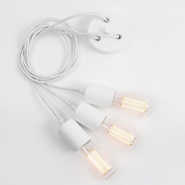 Bijela trodijelna viseća lampa Sotto Luce Cero Basic-image-4