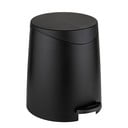 Crna plastična kanta za smeće s pedalom 3 l Portes – Allstar
