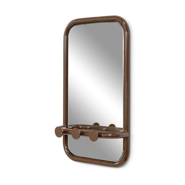 Tamno smeđa metalna ploča za vješanje garderobe 35x60x11 cm Retro – Spinder Design-image-2