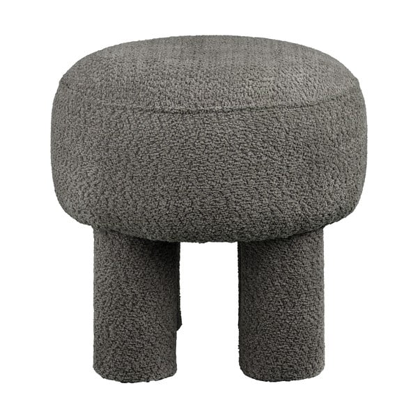 Tamno sivi tabure od šenila Canberra – House Nordic-image-2