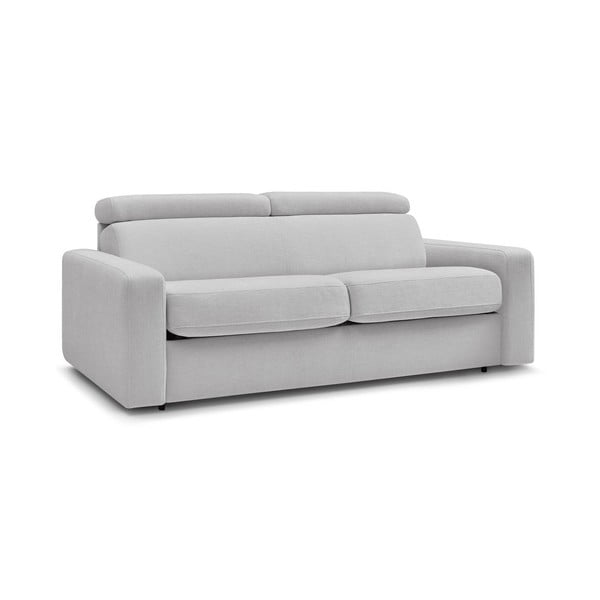 Svijetlo siva sklopiva sofa 195 cm Monaco – Bobochic Paris-image-3