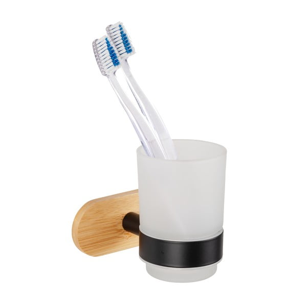 Zidni držač sa čašicom za četkice za zube Wenko Orea