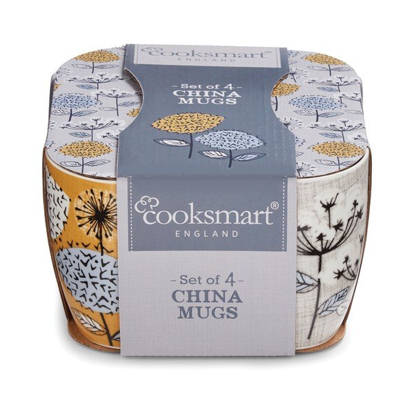 Set od 4 porculanske šalice Cooksmart England Retro, 350 ml-image-1
