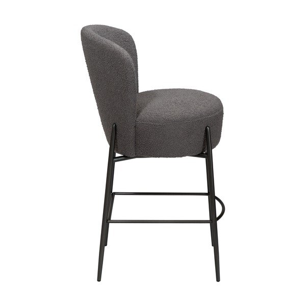 Siva barska stolica (visine sjedala 68 cm) Orbit – DAN-FORM Denmark-image-2