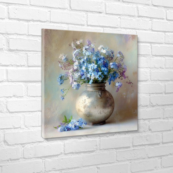 Tiskana slika na platnu 32x32 cm Forget-me-not – Styler-image-3