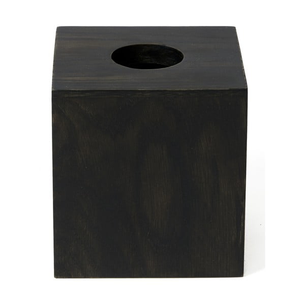 Kutija za rupčiće od hrastovog drveta Wireworks Mezza Dark-image-3