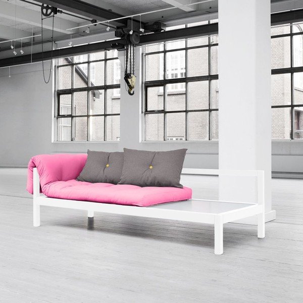 Multifunkcionalna sofa Karup Soul White / Magenta / Amarillo-image-1