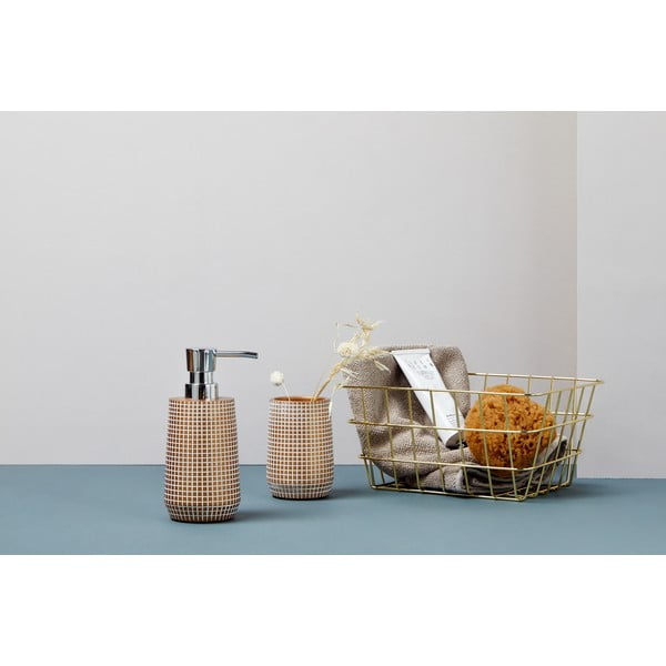 Metalna košarica za odlaganje u zlatnoj boji Wenko Viana-image-1