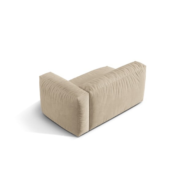 Bež baršunasti modularna sjedeća garnitura (s desnim kutom) Martina – Micadoni -image-2