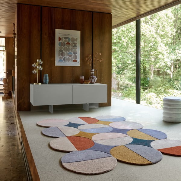Ručno rađen vunen tepih 120x170 cm Mia Ellipse – Flair Rugs-image-1
