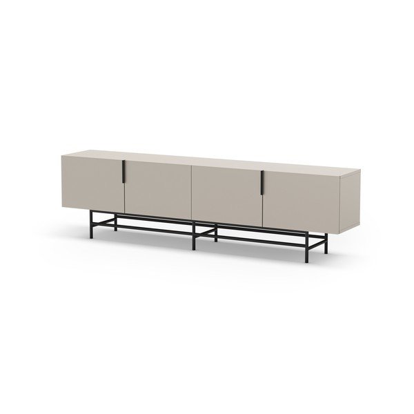 Krem TV komoda 200x54,5 cm Eldia – Marckeric-image-3