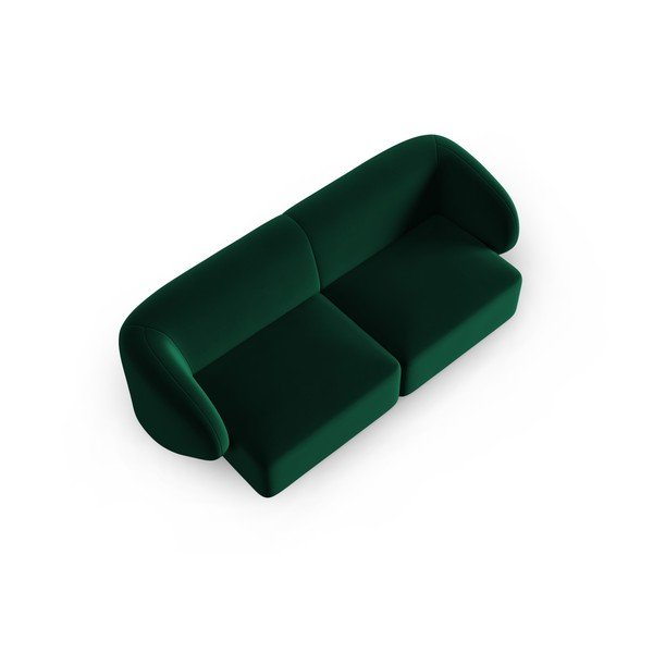 Zelena baršunasti sofa 188 cm Paolo – Milo Casa-image-1