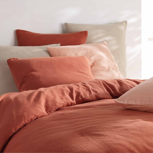 Svijetlo zelena posteljina za bračni krevet/za produženi krevet od muslina 240x220 cm Angelia – douceur d'intérieur-image-4