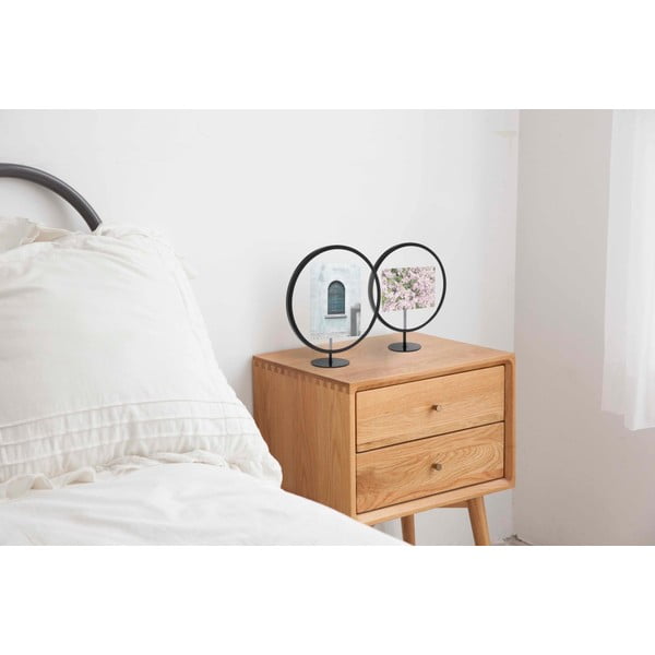 Crni samostojeći okvir za fotografije dimenzija 12 x 18 cm Umbra Infinity-image-4