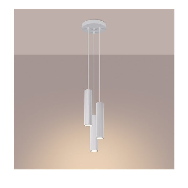 Bijela viseća svjetiljka ø 19,5 cm Gleam – Sollux-image-3