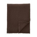 Tamno smeđa pamučna deka 150x200 cm Jaipur Chunky Waffle – Pineapple Elephant