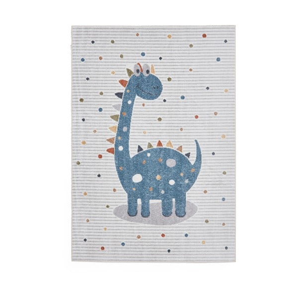 Plavi/svijetlo sivi dječji tepih 80x150 cm Vida Kids Dinosaur – Think Rugs