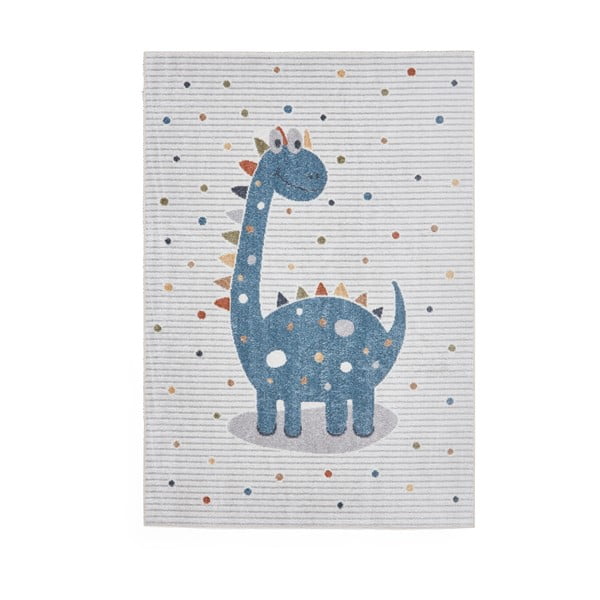 Plavi/svijetlo sivi dječji tepih 120x170 cm Vida Kids Dinosaur – Think Rugs