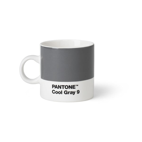 Siva šalica Pantone Espresso, 120 ml