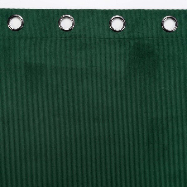 Zelena zavjesa od samta 140x260 cm Casual – douceur d'intérieur-image-3