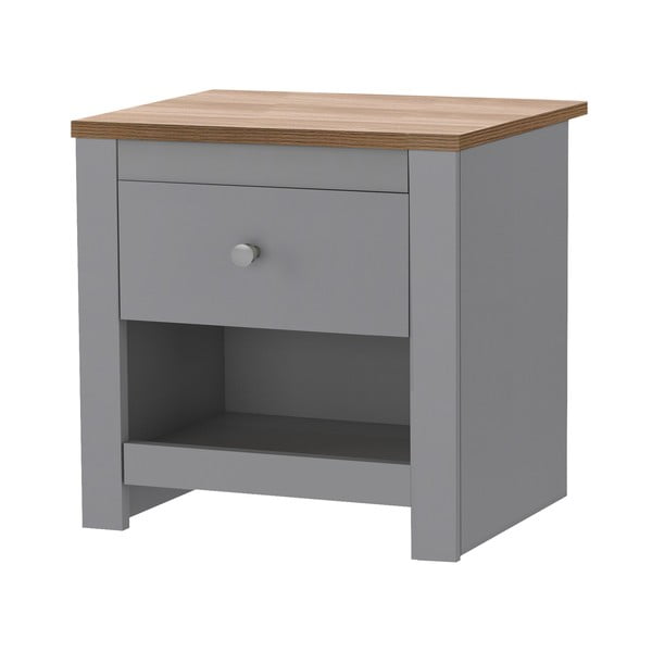 Sivi noćni ormarić Emerald – Støraa-image-2