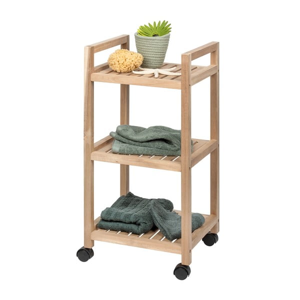 Kupaonska polica u prirodnoj boji 35x72 cm Acina – Wenko-image-3