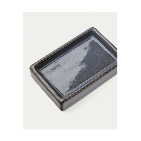 Tamno plava keramička posuda za sapun Silvet – Kave Home-image-4