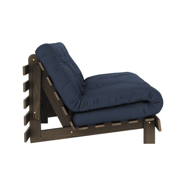 Tamno plava sklopiva sofa 160 cm Roots – Karup Design-image-4