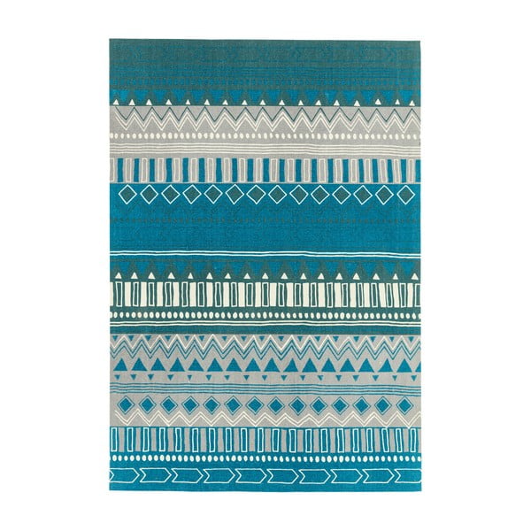 Tirkizni tepih Asiatic Carpets Tribal Mix, 120 x 170 cm