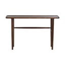 Smeđi pomoćni stol od masivnog bagrema 30x120 cm Qiano – Light & Living