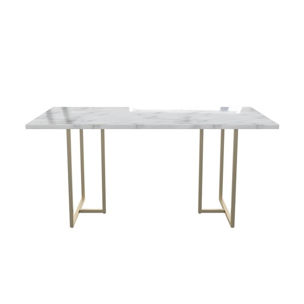 Blagovaonski stol u mramornom dekoru 90x160 cm Astor – CosmoLiving by Cosmopolitan-image-2