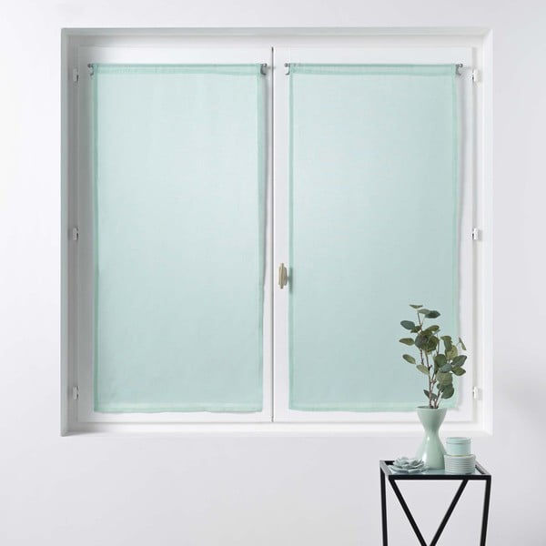Mentol zelene prozirne zavjese u setu 2 kom 60x120 cm Sandra – douceur d'intérieur-image-2