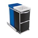 Plastična kanta za otpad 35 l Dual - simplehuman